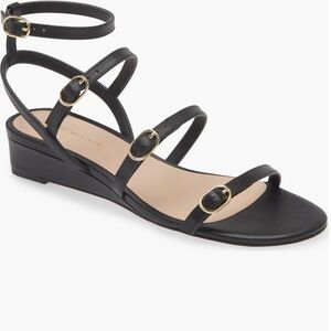 Stuart Weitzman NWT SZ 10 Grecian Buckle Wedge